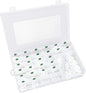 Letter Board Letters Only,504 PRE-Cut Characters (1 Inch,White) with Sorting Tray,Felt Board Letters