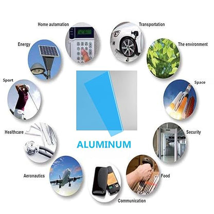 6061 T651 Aluminum Sheet Metal 16 x 16 x 1/8 (0.125”) Inch Flat Plain Aluminum Plate Covered with Protective Film, Heat Treatable Rectangle 3MM Aluminum Metal Plate for Crafting, Industrial