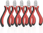 Wire Cutters 4"-5 Pack Side Cutters for Jewelry Making with Spring Loaded for DIY, Craft, Repairing