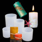 4 Pack Round Resin & Chocolate Silicone Mold - 3D Cylinder & Handmade Candle & Soap Mold