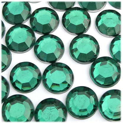 The Crafts Outlet 72pc Rhinestones Round 20mm - Flatback Light Blue LBL