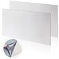 2 Pcs 430 Stainless Steel Sheet Metal 12 x 6 Inches 24GA Metal Plates Panel #4 Brushed Finish Magnetic Mount Board Wall Food Truck Restaurant Crafting Kitchen Floor Trailer Garage Gym