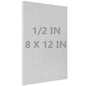 6061 T651 Aluminum Sheet Metal 8" x 12" x 1/2"(12.7MM) Flat Plain Thick Aluminum Plate Covered with Protective Film, 1/2Inch Thick Heat Treatable Rectangle Aluminum Metal Plate for lndustry, DIY