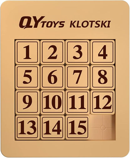 Cuberspeed magnetized Klotski Puzzle Slide Number Puzzle Puzzle Brain Teasers Toy Tangram Jigsaw Intelligence 15 Klotski Puzzle