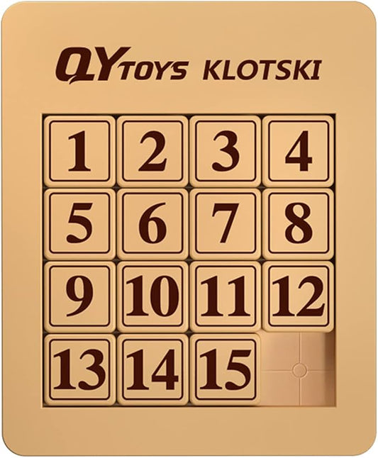Cuberspeed magnetized Klotski Puzzle Slide Number Puzzle Puzzle Brain Teasers Toy Tangram Jigsaw Intelligence 15 Klotski Puzzle
