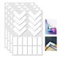 Double Sided Tape Heavy Duty, Sticky Tack Poster Stickers Picture Hanging Adhesive Strips, No Tools Wall Hanging Strips, Damage Free Clear Pre-Cut Mounting Tape, No Trace Removable Mounting Putty (80)