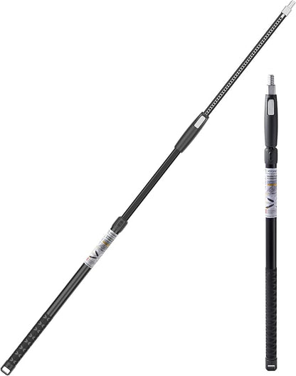 VOOMEY 3-5.9 ft (0.95-1.8m) Dual Extending 50 Point Adjustable Extension Pole for Paint Roller Frames | Heavy-Duty Telescopic Extension Pole | Multi-Purpose Tool for Dusting, Painting & Mores