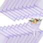 FUHITIM 20 Sheets Flower Wrapping Paper - Waterproof Floral Bouquet Packaging Paper for DIY Crafts，Florist Supplies Packaging Paper for Wedding Birthday Gift (Translucent Light Purple)