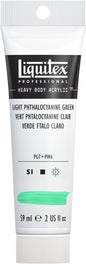 Liquitex Professional Heavy Body Acrylic Paint, 2-oz (59ml) Tube, Light Phthalocyanine Green