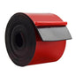DOBTIM Solid Neoprene Rubber Strips with Adhesive Backing 1/8 (.125)" Thick x 4" Wide x 10' Long, Self Adhesive Rubber Sheets, Rolls & Strips for DIY Gaskets Crafts Pads Seals Warehouse Flooring