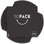 Golden State Art, 8x8 Uncut Photo Mat Matboard - Black Uncut Mats for DIY Projects, Presentation Boards, Art Crafts, Prints (50 Pack)