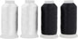 Mandala Crafts Heavy Duty Thread - 6000 Yds Tex 70 Polyester - Black and White