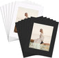 ZBEIVAN 12 Packs White and Black Colors 11x14 Picture Frame Mats for 8x10 Photos, Artworks and Prints, White Core Bevel Cut Frame Mattes