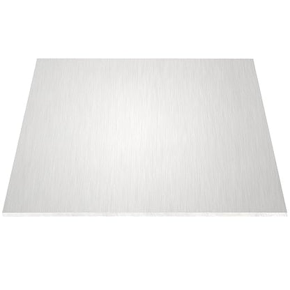 6061 Aluminum Sheet 12 x 12 x 1/4 Inch, Multifunctional Aluminum Plate, Heavy Duty Metal Aluminum Sheet for Car, Elevator, Construction, Mechanical Workshop, Aviation