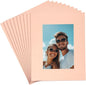 uxcell 10Pcs Picture Mats, 8 x 10 Mat Board Center for 5 x 7 Pictures Acid Free White Core Bevel Cut Frame Mattes for Display Art Measuring, Lotus Root