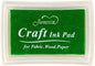 Green Ink Pad Finger Washable Kids Stamp Ink Pad for Rubber Stamps Paper Scrapbooking