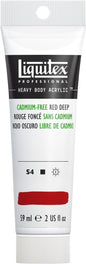 Liquitex Professional Heavy Body Acrylic Paint, 2-oz (59ml) Tube, Cadmium Free Red Deep