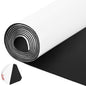 Tolanbbt Sponge Neoprene Foam Sheet with Adhesive - 1/16” Thick, 12” x 59” Closed Cell Foam Rubber Roll, Weatherproof Soundproof Padding for Automotive, Cabinet, Furniture, Crafts, DIY, Black
