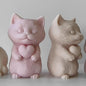Cat Soap Mold for Animal Candle Making - 3D Silicone Mold for Home Decor Casting