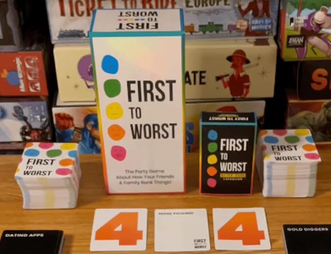 Party Game + After Dark Expansion Set - The Card Game About How Your Friends & Family Rank Things for Adult Friends, Groups & Fun Parties with Polarizing Priorities