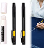 Heat Erasable Fabric Markers for Sewing, Quilting & Embroidery & DIY Crafts - Washable, Refillable DIY Chalk Pens for Cotton & Knitted Fabrics, Sewing Supplies (2 Pens+20 Refills)