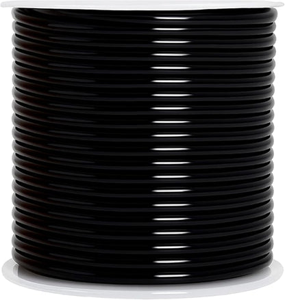 Mandala Crafts 10 Gauge Anodized Aluminum Craft Wire for Jewelry Making - 120 FT Colored Flexible Silver Black Wire - Bendable for Bonsai Armature Crafting Sculpting