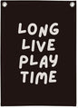 Playroom Decor,Play Room Wall Decor, Long Live Playtime Linen Banner,Baby Nursery Decor Wall Hanging Flag for Bedroom Playroom Classroom Kids Rroom 18x25 Inch