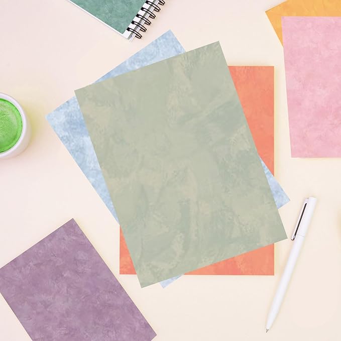 Scrapbook Paper 12x12 Solid Colors, 24 Sheets/24 Designs Double-Sided Colorful Summer Style Scrapbook Paper Pad, Decorative Paper for Junk Journals Greeting Cards Decoration (Summer, 12x12 in)