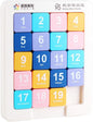 Cuberspeed Slide Number Puzzle 20 magnetized Klotski Puzzle Brain Teasers Toys Jigsaw Intelligence 4X5 Klotski Blocks Toys (Macaroon)