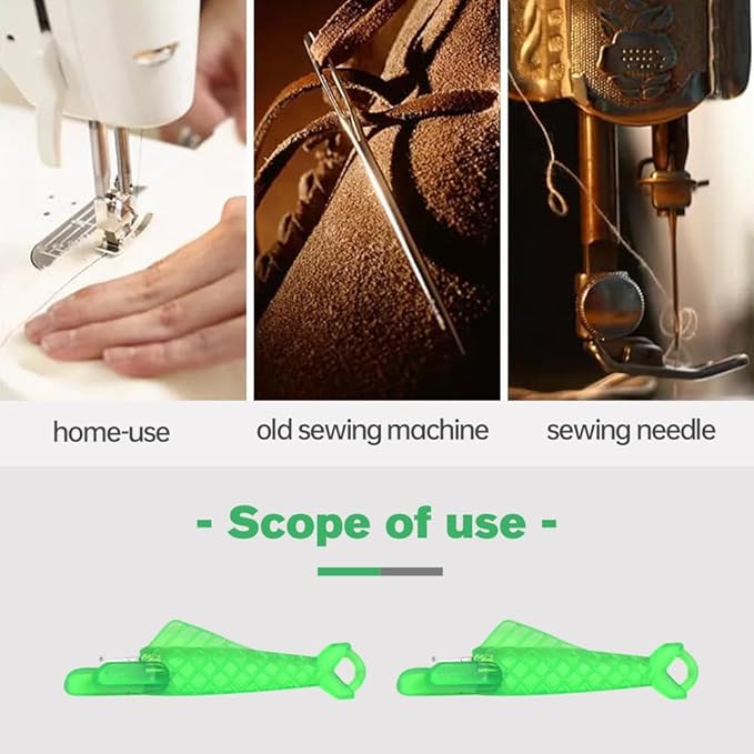 Automatic Sewing Needle Threader, Fish Type Sewing Machine Needle Threader, Simple Hand Sewing Needle Sewing Tool Set for Sewing Supplies (20 pcs)