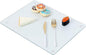 Murrey Home Glass Cutting Board for Kitchen Counter, Tempered Glass Chopping Boards Dishwasher Safe, Small Clear Countertop Tray, Scratch Resistant, Heat Resistant, Non Toxic, Frosted, 20"x16"
