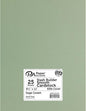 PA Paper Accents Stash Builder Cardstock Pack 8.5" x 11" Sage Green, 65lb colored cardstock paper for card making, scrapbooking, printing, quilling and crafts, 25 pieces