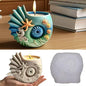 Sea Animal Candle Holder Resin Molds Silicone Epoxy Resin Jar Conch Shell Shaped Plaster Candle Holder Wax Molds, DIY Casting Home Décor