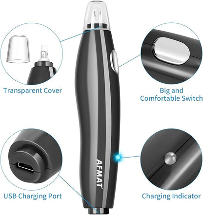 AFMAT Electric Eraser for Drawing,140 Erasers Refills, Rechargeable Electric Eraser for Artists, Rechargeable Battery Operated Pencil Erasers Kit for Drafting, Painting, Sketching, Architectural Plans