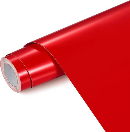 Ant Smart Adhesive Permanent Vinyl Compatible with Cricut Explore and Maker Series Without Cutting Mats, Create DIY Projects, Decals, Stickers & More (Red, 13inch x 30ft)