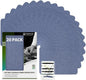 KING MOUNTAIN Iron-on Repair Patch 20 Pcs Pack,Denim Patches for Jeans Kit 3" by 4-1/4",100% Cotton Denim Iron-on Repair Patch,Jeans and Clothing Repair and Decoration Kit (Sky Blue)