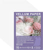 Vellum Paper 8.5 x 11 Translucent Printable, 100 Sheet（100gsm/68lb Vellum Tracing Paper, Translucent Vellum Paper for Invitation, Greeting Cards, Tracing Paper Pad for Drawing, Sketching, Writing