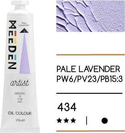 MEEDEN Artist Grade Oil Paint: Pale Lavender - 170ml/5.7oz Tube - Professional Art Paints for Canvas Painting