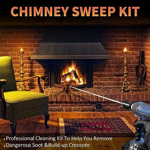 Sealegend 33 Feet Chimney Sweep Kit 10 Flexible Rods - Image 3