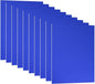 PATIKIL 7x5x1/32inch Anodized Aluminum Sheet, 10Pcs Metal Rectangle Aluminum Plate 0.8mm Thick Engraving Blanks for Laser Engraving DIY Decorative Crafting Home Decoration, Blue