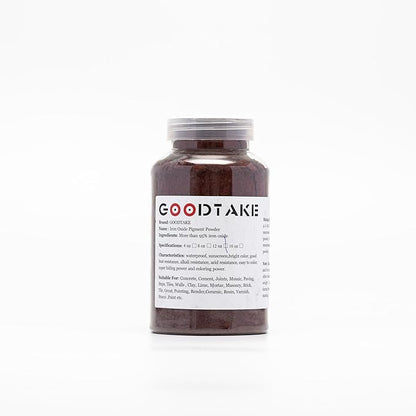 GOODTAKE Concrete Pigment, Wine Red Iron Oxide Pigment Powder, Concrete Cement Dye Color Pigment for Pastel, Tile, Paint, Mortar, Clay, Lime, Grout, Bath Bombs Coloring (Wine Red, 2 Pounds)