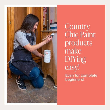 Clear Coat Pint (16oz) - Eco-Friendly Clear Satin Sheen Top Coat for Chalk Style Wood Furniture Paint, Non-Yellowing Waterproof Finish, Easy Application