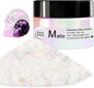 Matio Chameleon Mica Powder, 1.06oz/ 30g Smoky Galaxy White Chrome Powder, Pearlescent Effect Color Shift Pigment for Resin Craft, Soap Candle Dye, Nail Art, Makeup, Bath Bomb, Paint, Slime Pigment