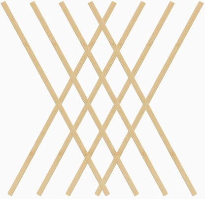 Pllieay 200 Pieces Bamboo Sticks Wood Extra Long Sticks for Crafting (15.7 Inches Length × 3/8 Inches Width)