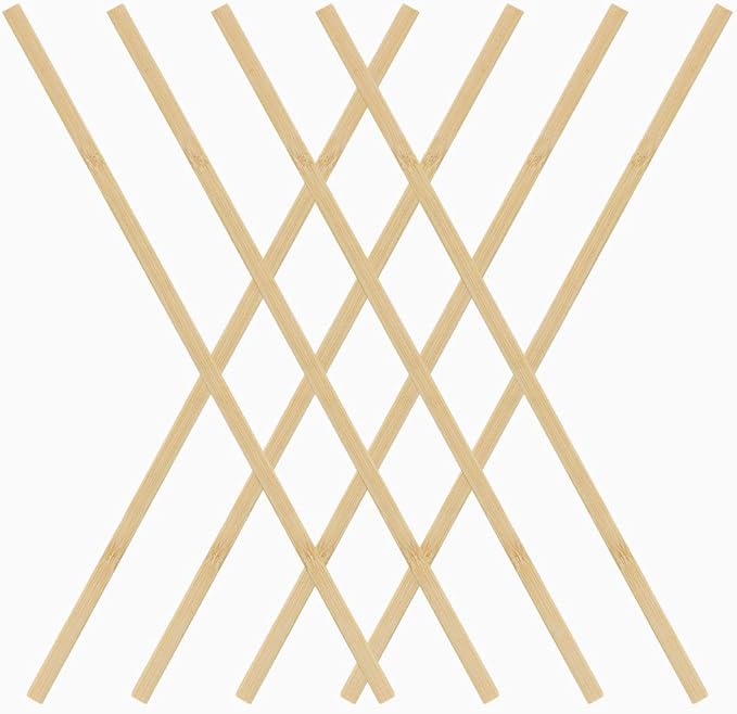 Pllieay 400 Pieces Bamboo Sticks Wood Extra Long Sticks for Crafting (15.7 Inches Length × 3/8 Inches Width)