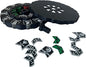 MTG Abilities Keywords Counter Wheel, Black Token Tracker 7.5 inch Diameter,123-Piece Keyword and Life Counter Bulk Tokens MTG, TCG, Cards Gaming Accessories