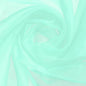 MECCANIXITY Iridescent Sheer Organza Fabric, 10 Yards x 59 Inches Solid Holographic Shiny Fabric Organza Cloth for Wedding, Curtains, Costume, Photo Background, Cyan