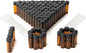 4ml Amber Small Glass Vials 100pcs with Screw Caps(100pcs)