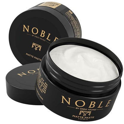 Strong Hold Matte Hair Paste | Flexible & Long-Lasting Sculpting Paste for All Hair Types and Styles | No Flakes | 3 oz