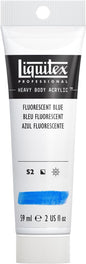 Liquitex Professional Heavy Body Acrylic Paint, 2-oz (59ml) Tube, Fluorescent Blue